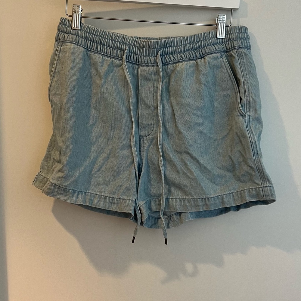 Gap Paper Bag Chambray Shorts